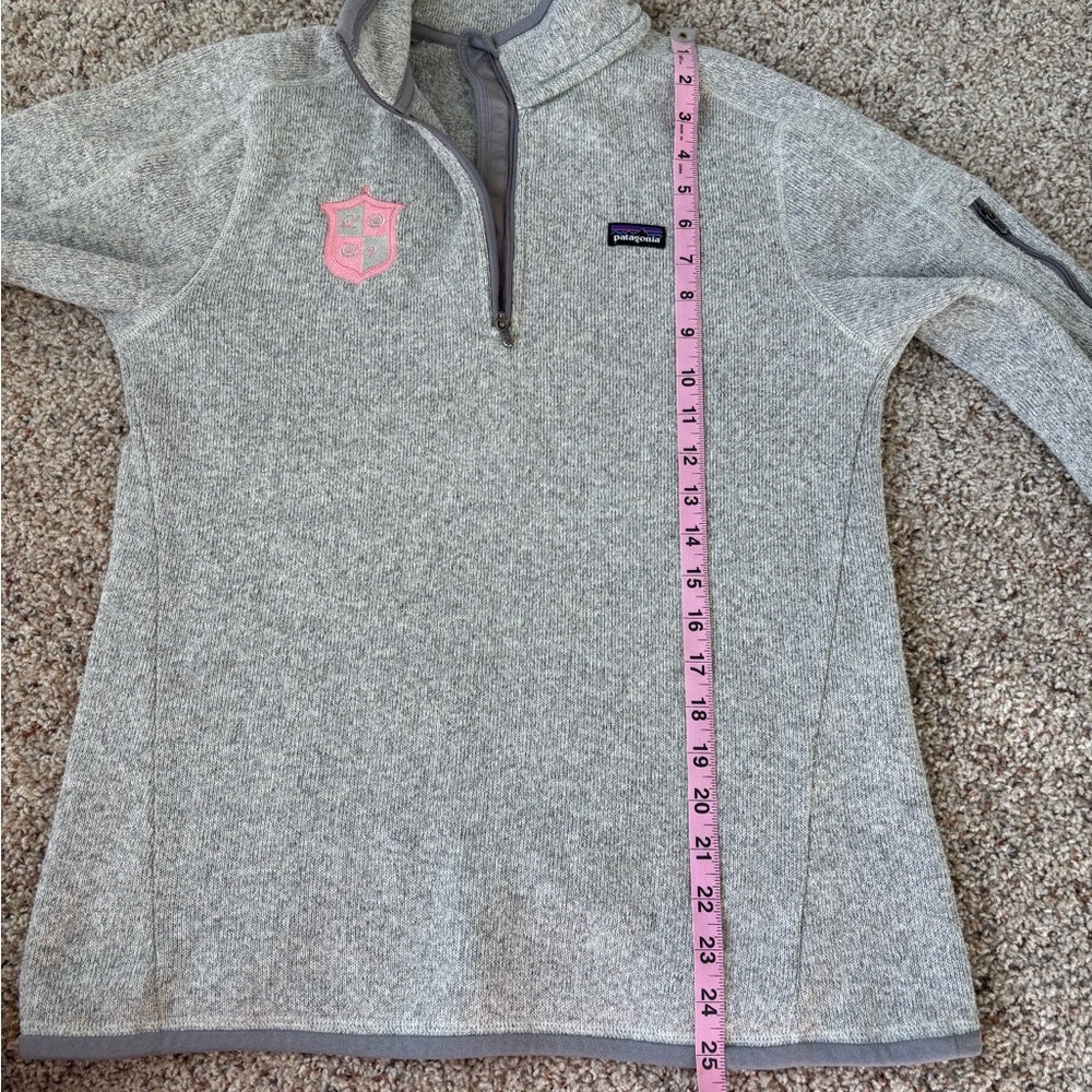 Patagonia Better Sweater Quarter-Zip Pullover Gray Size M - Picture 6 of 8